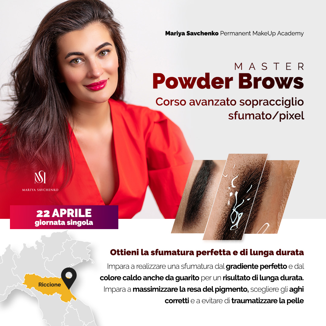 Master Powder Brows – Corso Sopracciglio tecnica pixel (22 aprile)